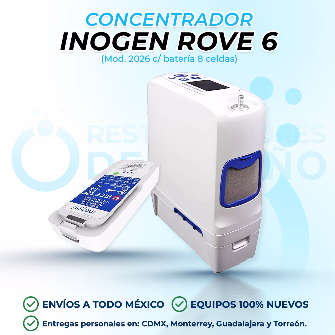 inogen one g6 rove con bateria 8 celdas